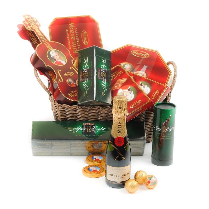 Chocolate & Champagne Gift Basket