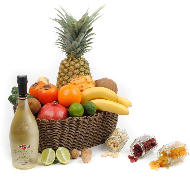 Exotic Fruit Basket & Martini Bianco