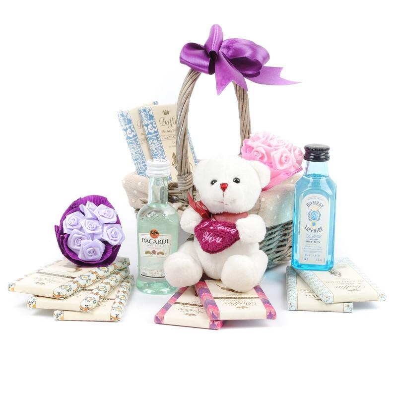 Tender Blue Gift Basket