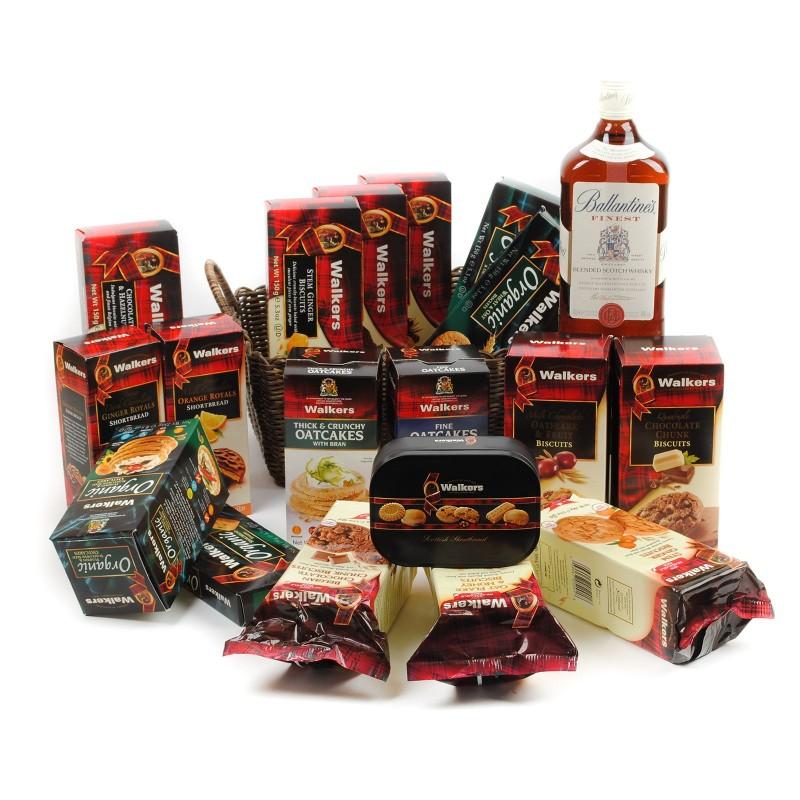 Walkers & Ballantine's Gift Basket