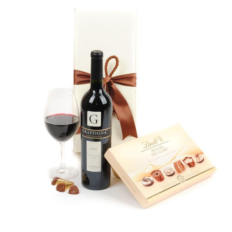 Red Wine & Lindt Gift Box
